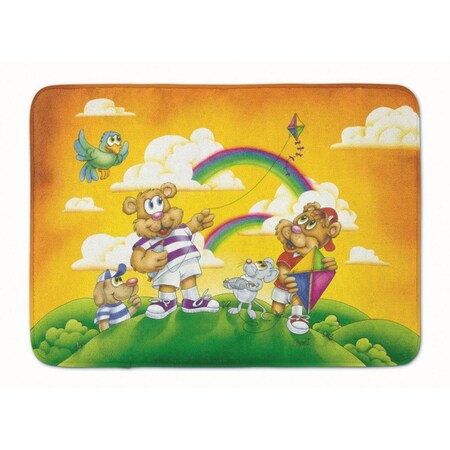 Carolines Treasures Bears Flying a Kite Machine Washable Memory Foam Mat APH0374RUG